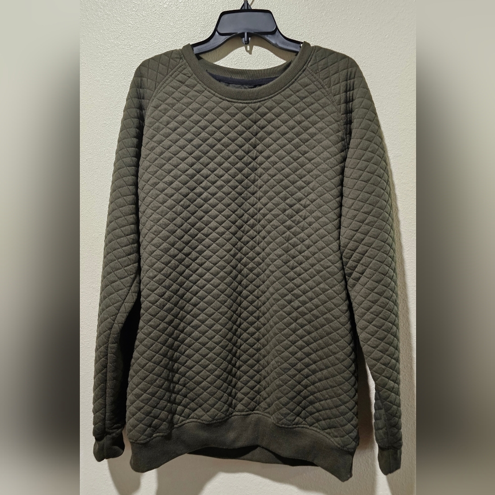 Men's Sweater Nomad Green Color Size XL